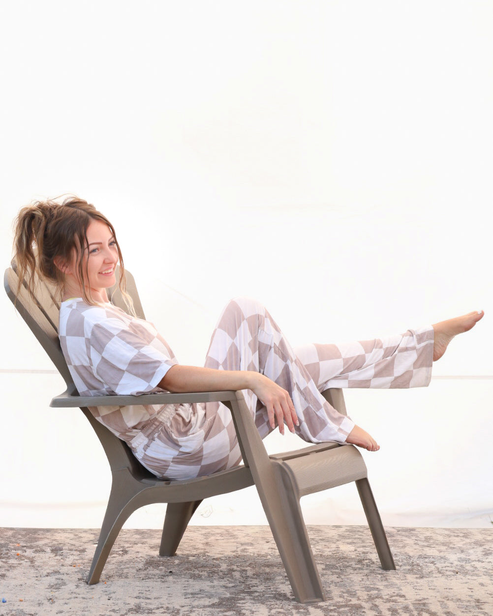 Wild Checks Lounge Set