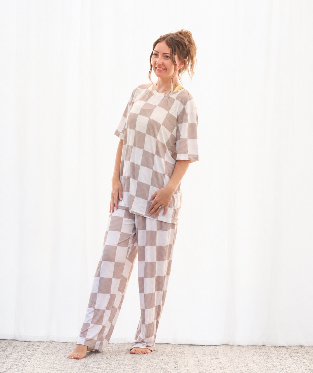 Wild Checks Lounge Set