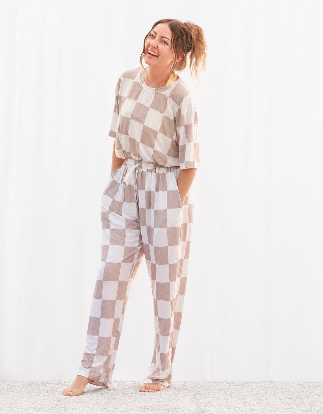 Wild Checks Lounge Set