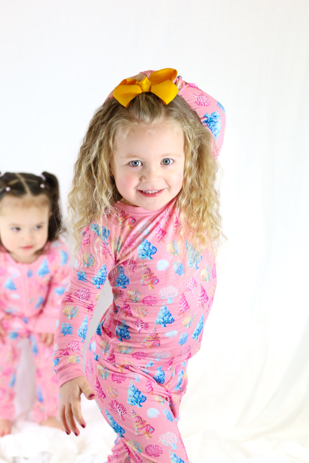 Coral Trees Two Piece Set